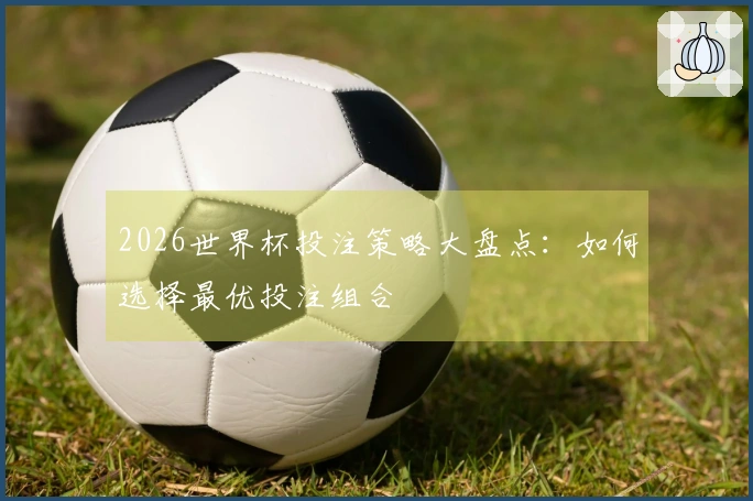 2026世界杯投注策略大盘点：如何选择最优投注组合