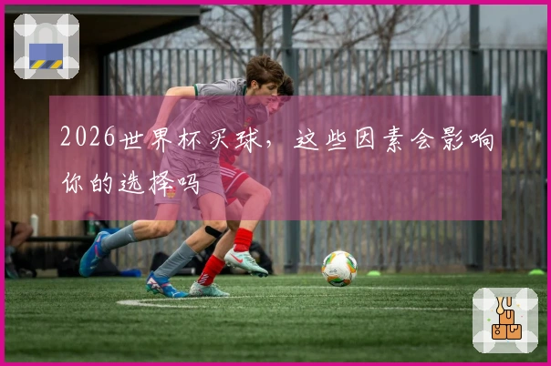 2026世界杯买球，这些因素会影响你的选择吗
